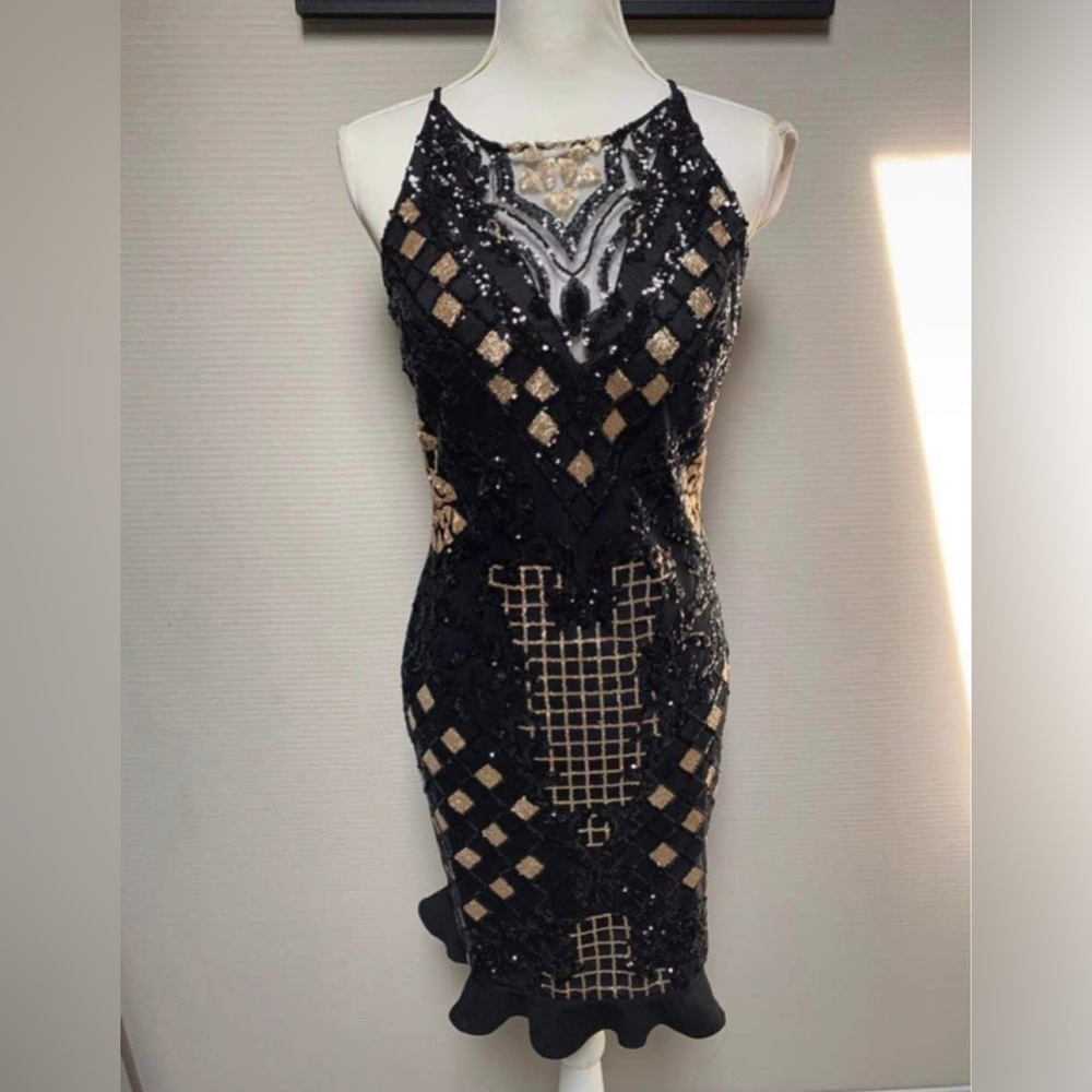 Sequin cocktail dress